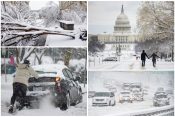 Amerika, sneg, snežna oluja