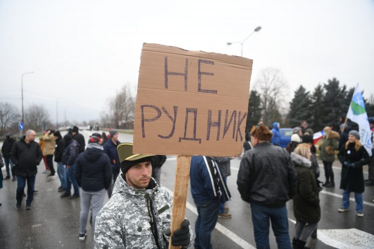 Ekoloski protest blokada Loznica