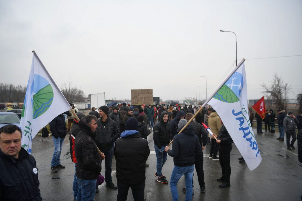 Loznica 08. januar 2022. Ekoloski protest ekoloski ustanak blokada Srbije Foto:Filip Krainčanić/Nova.rs