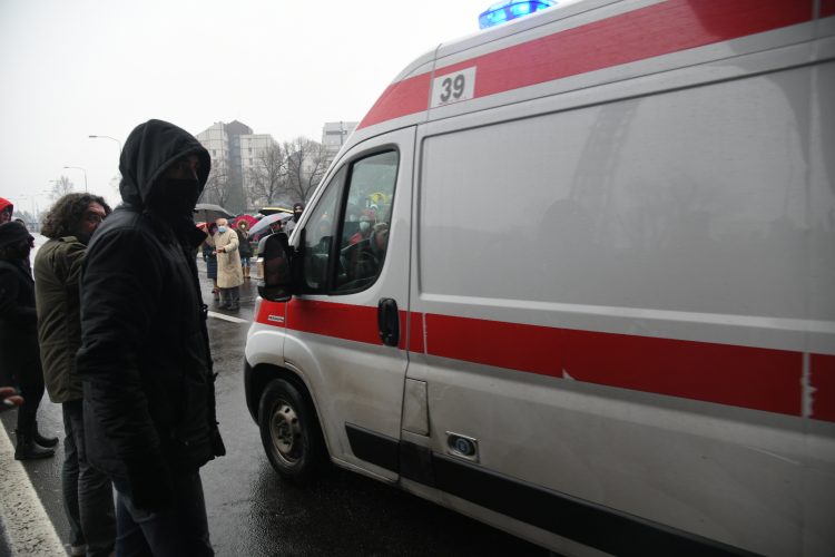 Ekoloski protest blokada auto puta Sava Centar