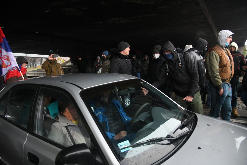 Ekoloski protest blokada auto puta Sava Centar