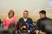 Konferencija za novinare porodice Djokovic