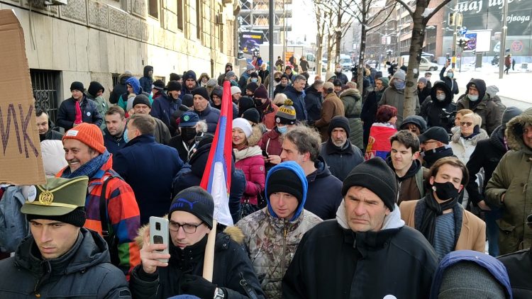 Ekološki ustanak - protest ispred zgrade Vlade Srbije