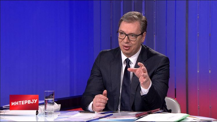 Aleksandar Vučić, gost, emisija Intervju