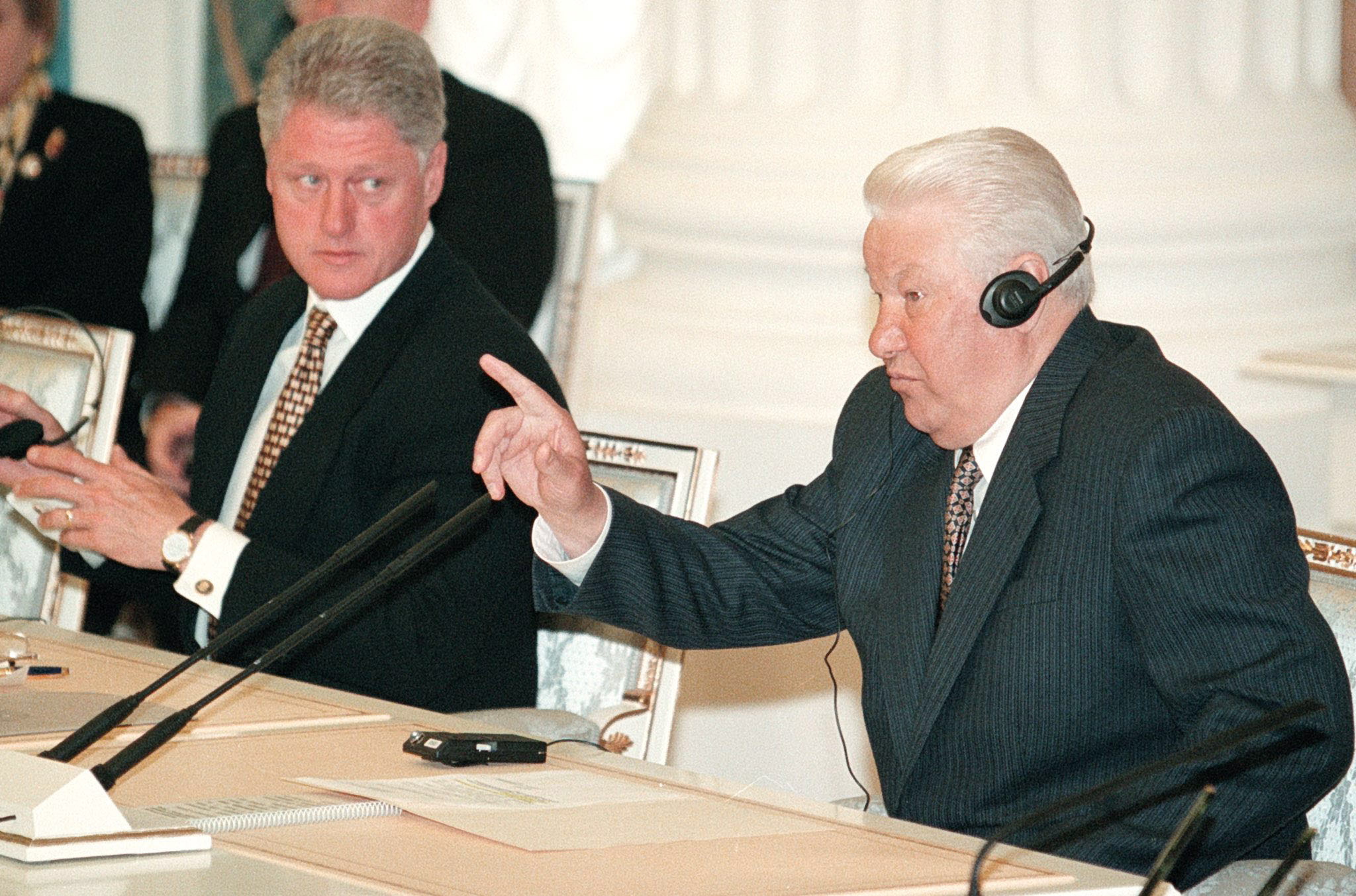 Boris Jeljcin i Bil Klinton