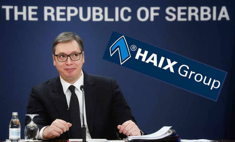 Aleksandar Vučić i Haix Group, Haiks grup