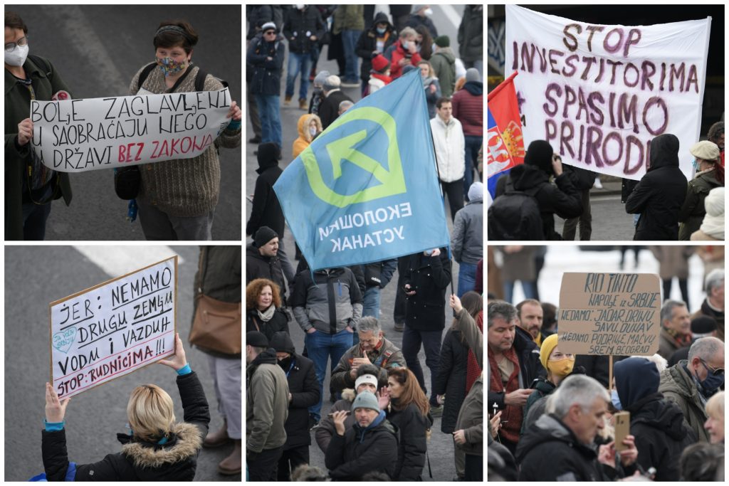 Ekološki ustanak, protest, okupljanje, Sava Centar, autoput, auto put, auto-put, transparenti, transparent