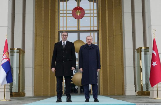 Aleksandar Vucic i Redzep Tajip Ergodan