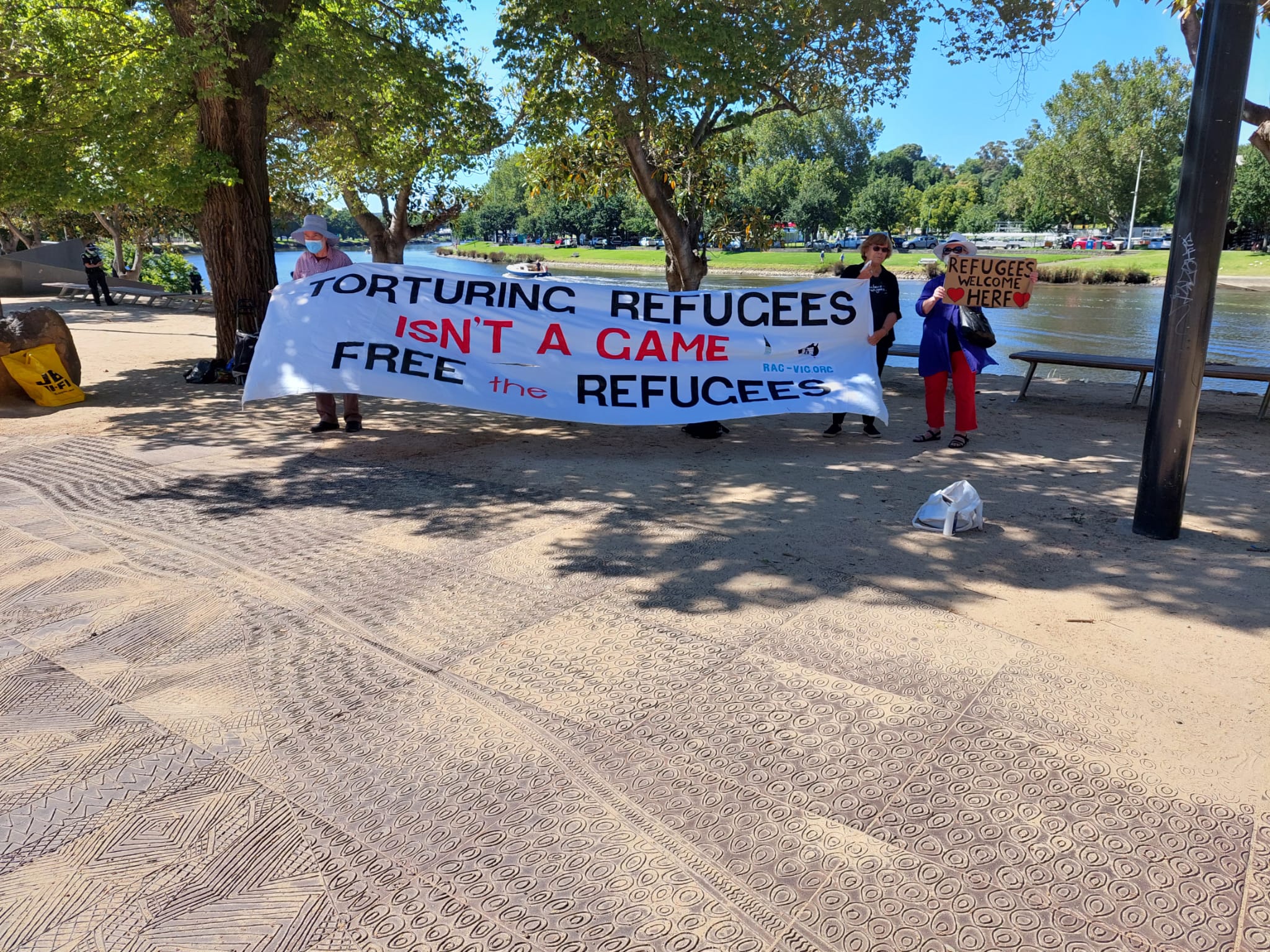 Protest Australijan open