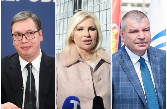 Aleksandar Vučić, Zorana Mihajlović i Milorad Grčić