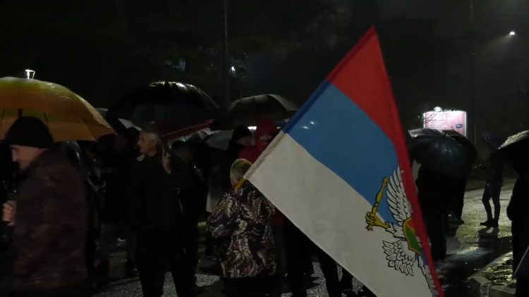 Podgorica, Protest ispred Vlade Crna Gora