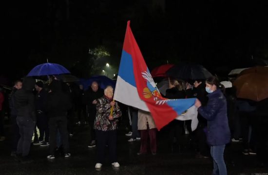 Podgorica, Protest ispred Vlade Crna Gora