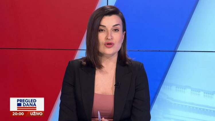 Jelena Obućina, emisija Pregled dana Newsmax Adria