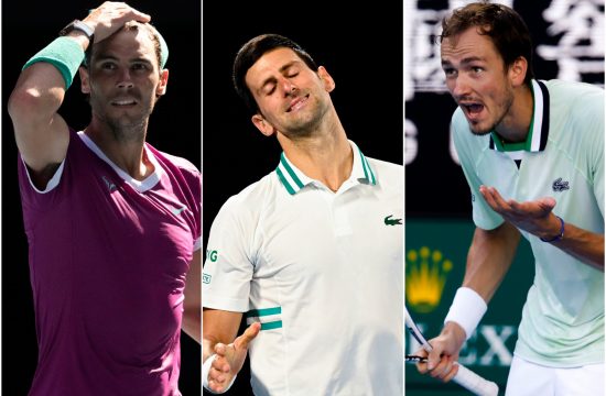 Novak Đoković, Rafael Nadal, Danil Medvedev