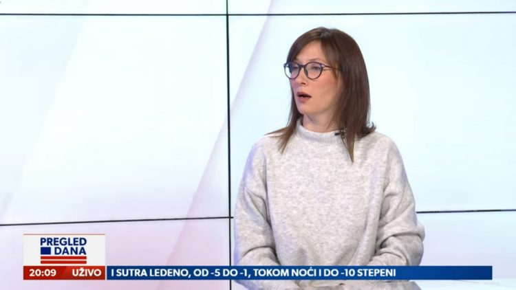 Bojana Pavlović, KRIK, gošća, emisija Pregled dana Newsmax Adria