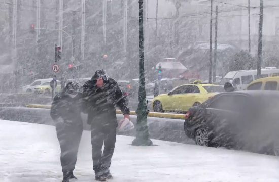 Problemi sa snegom u Atini