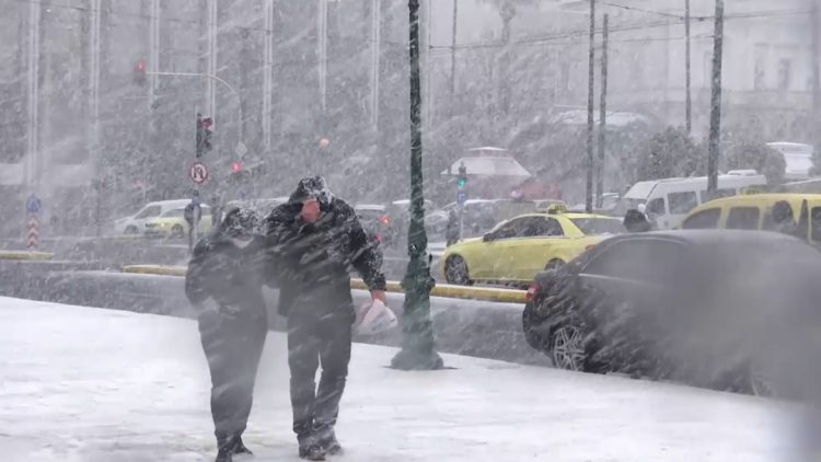 Problemi sa snegom u Atini