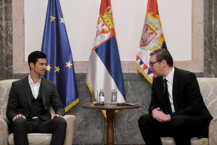 Novak Djokovic i Aleksandar Vucic