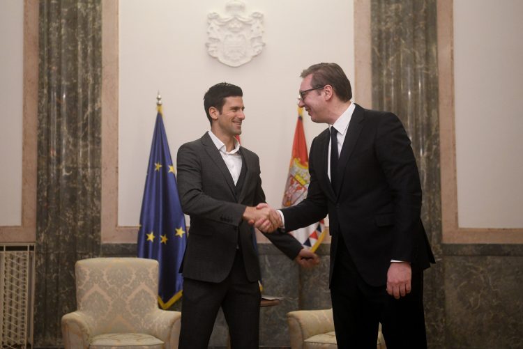 Novak Djokovic i Aleksandar Vucic