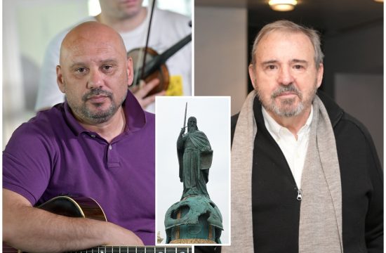 Dragan Ristić i Goran Marković, spomenik Stefanu Nemanji, Stefan Nemanja, kombo