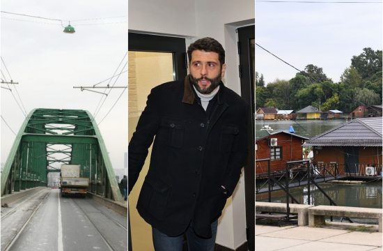 Savski most Zeleznicki most Aleksandar Sapic i splavovi Savski nasip