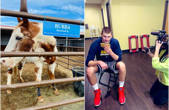 Nikola Jokić i konja Buba