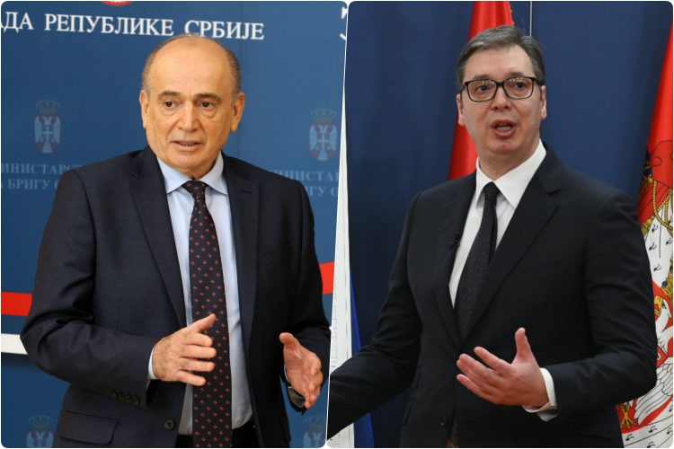 Milan Krkobabic i Aleksandar Vucic