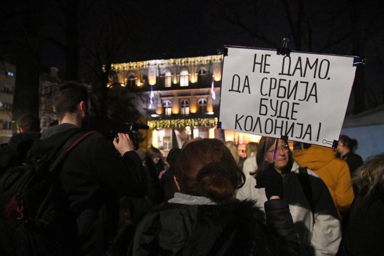 Ekoloski protest kampovanje