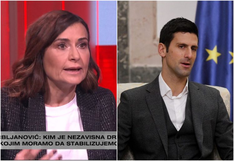 Biljana Srbljanović, Novak Đoković