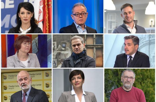 Marinika Tepić, Zoran Lutovac, Miroslav Aleksić, Gordana Matković, Borko Stefanović, Vladimir Obradović, Vladeta Janković, Dragana Rakić i Siniša Kovačević