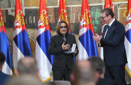 Džoni Dep, Johnny Depp i Aleksandar Vučić