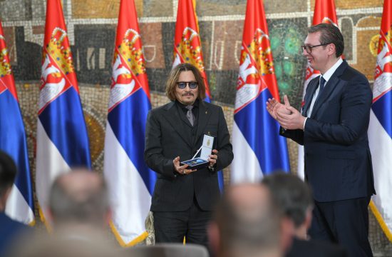 Džoni Dep, Johnny Depp i Aleksandar Vučić