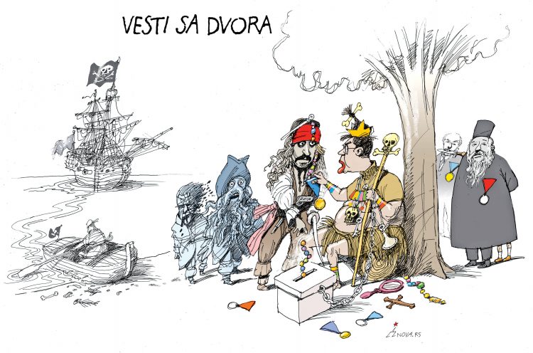 Vesti sa dvora Karikatura