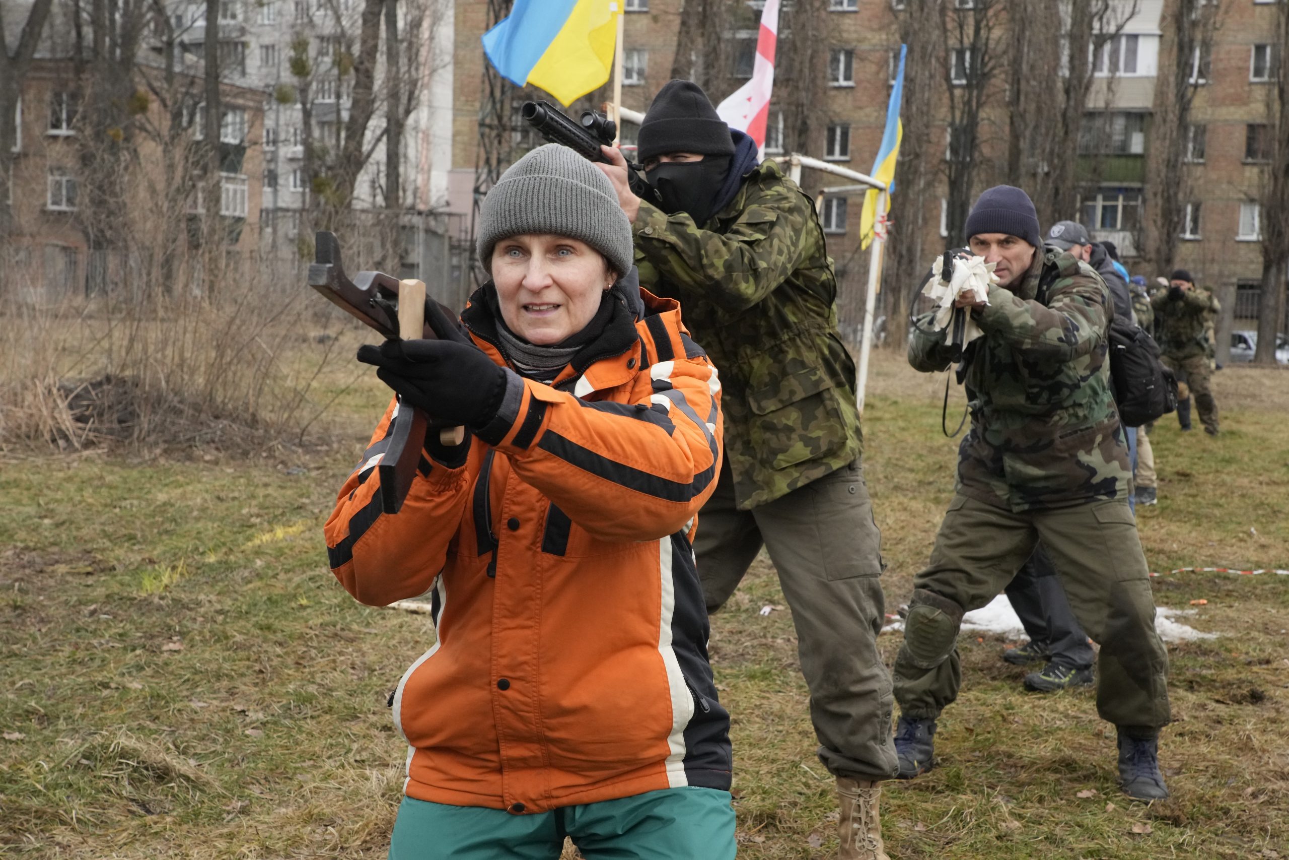 Ukrajina zene obuka mobilzacija