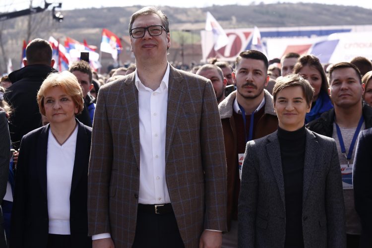 Srpska napredna stranka predizborni miting