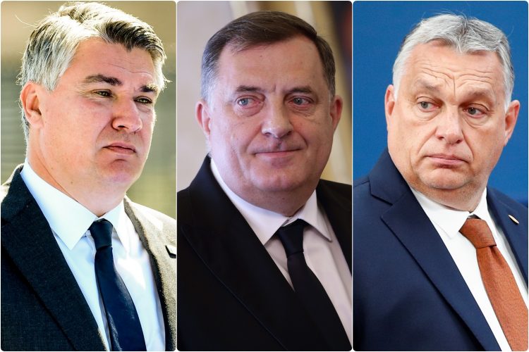 Zoran Milanovic, Milorad Dodik i Viktor Orban