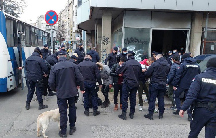 Beograd, migranti, policija, ilegalni migranti