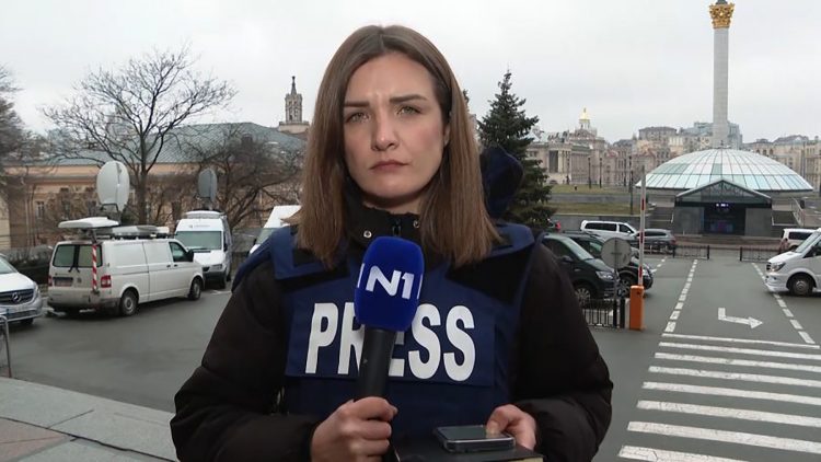Reporterka N1 televizije Ana Mlinaric