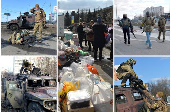 Harkov, Ukrajina, vojska, vojnici, humanitarna pomoć