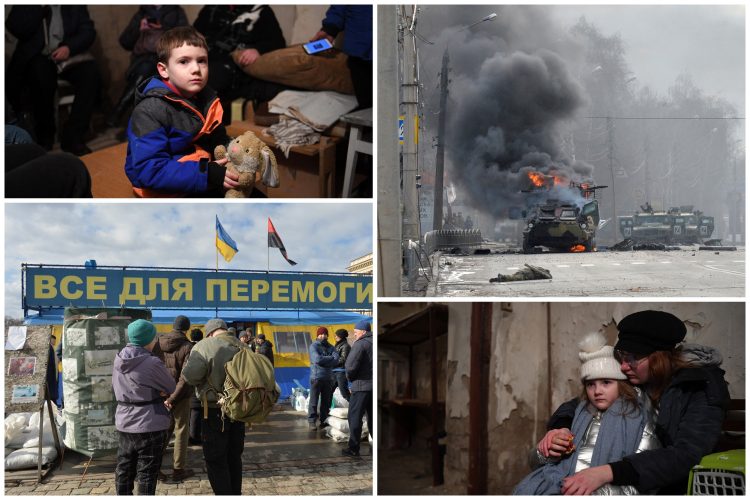 Ukrajina, Harkov, Kijev, deca, humanitarna pomoć, tenk, rat