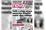 Naslovna strana dnevnih novina Nova za ponedeljak 28. februar 2022. godine