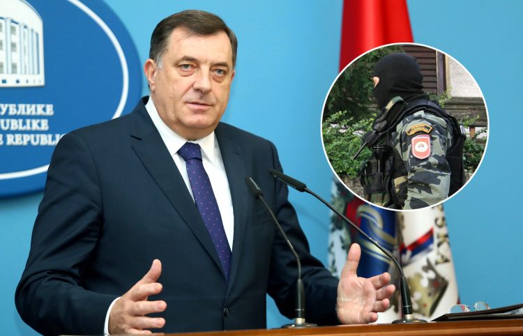 Milorad Dodik, specijalna policija Republike Srpske, kombo