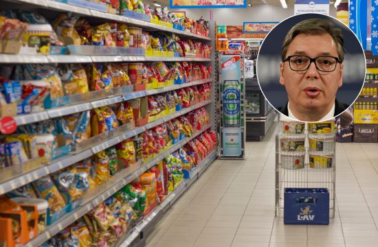 Supermarket, hrana, namirnice, Aleksandar Vučić