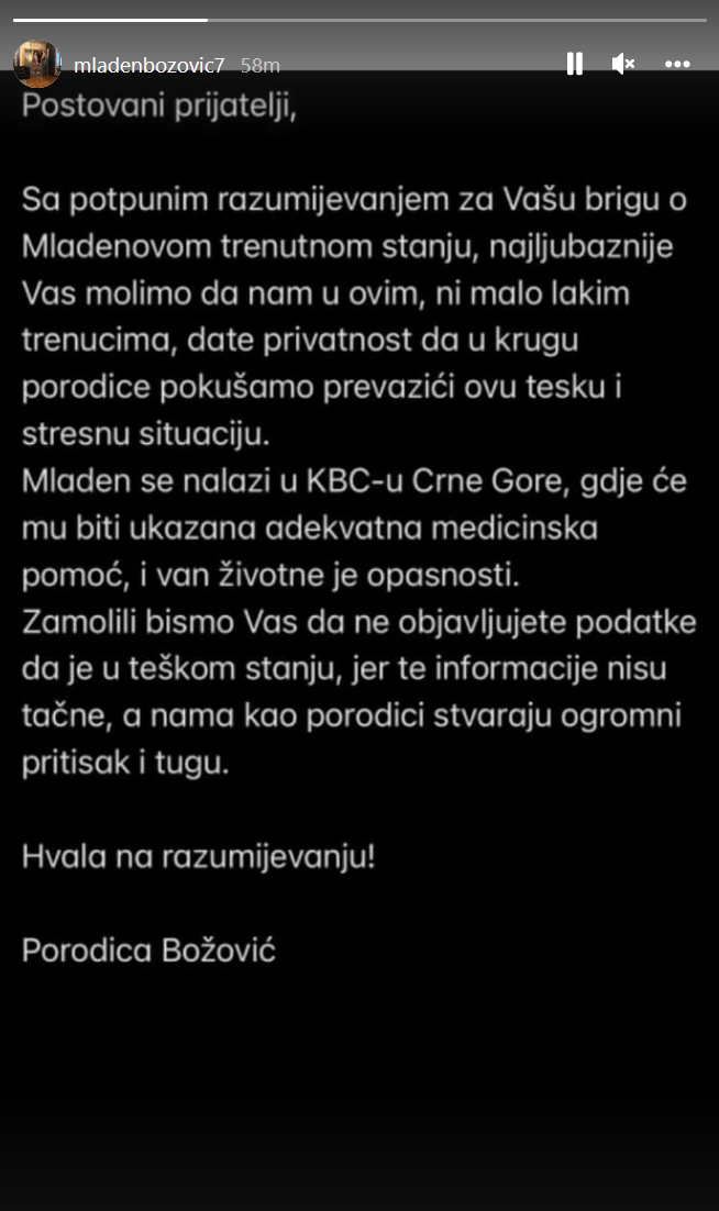 Porodica Mladen Božović