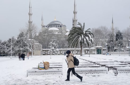 Turska Istanbul sneg