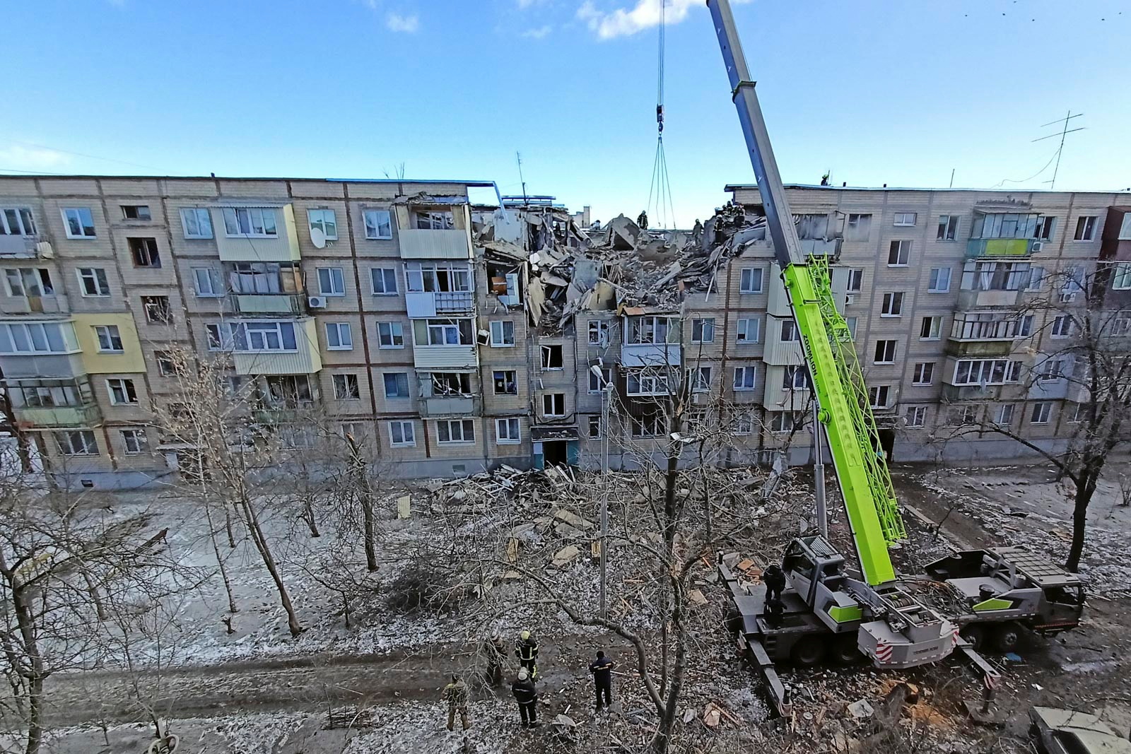 Harkov, Ukrajina, rat, porušene zgrade
