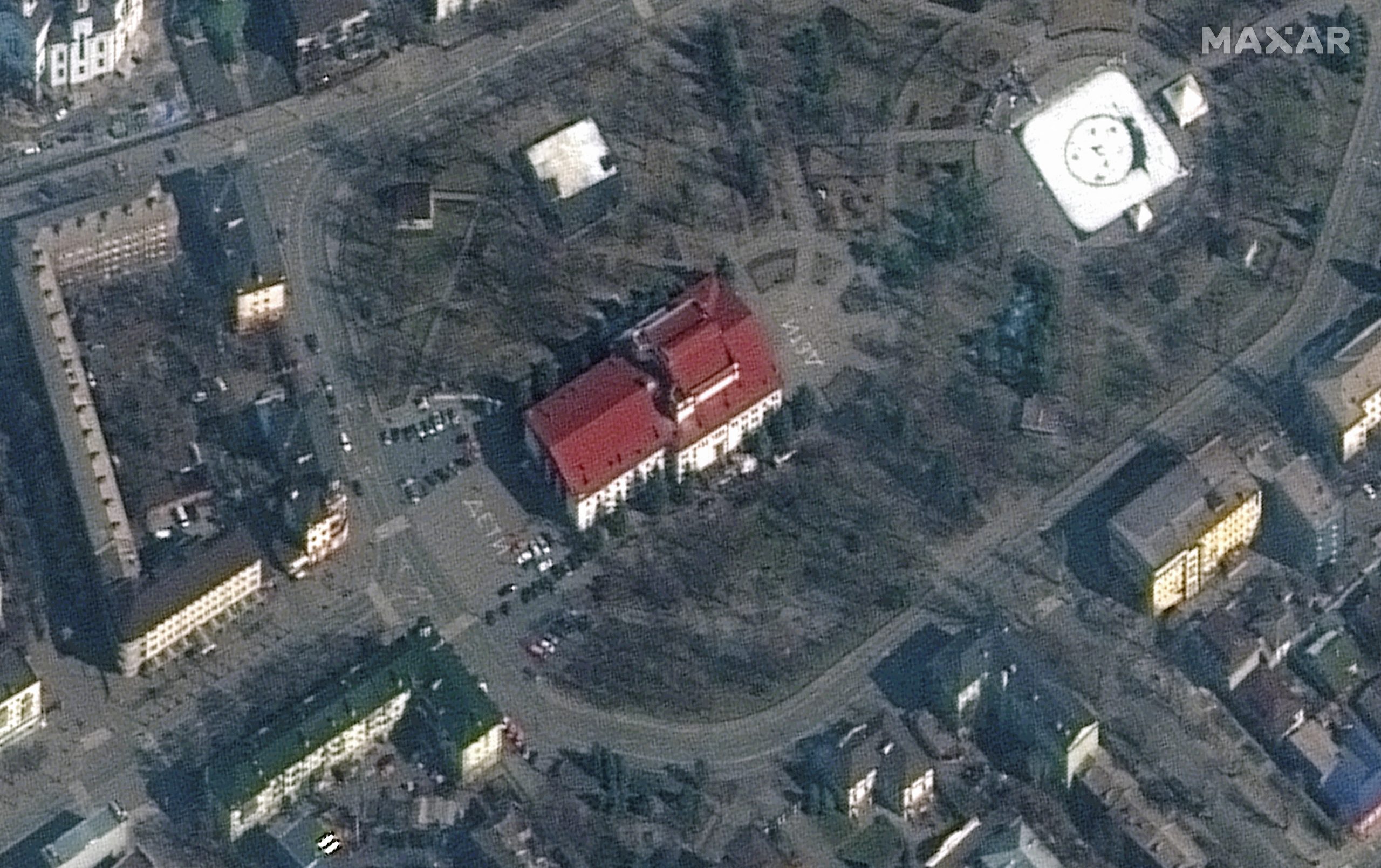 Marijupolj, pozorište, Ukrajina, rat