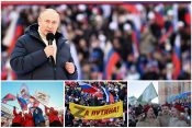 Moskva, Vladimir Putin, miting podrške, podrška