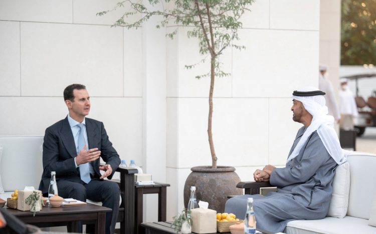Bašar Al Asad i Mohamed bin Zajed