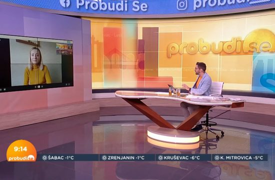 Pavlina Vasilenko, Ukrajina, jutarnji program, emisija Probudi se Nova S